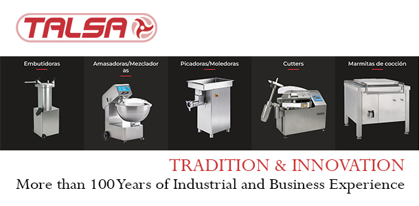 MANUFACTURER OF MACHINERY
FOR THE MEAT PROCESSING INDUSTRY